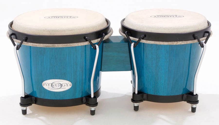 Toca Synergy 06/06.75 inch Bongos - Blue Wood | Better Music