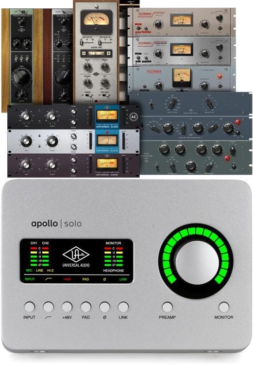 Universal Audio Apollo SOLO Thunderbolt 3 Interface - Heritage