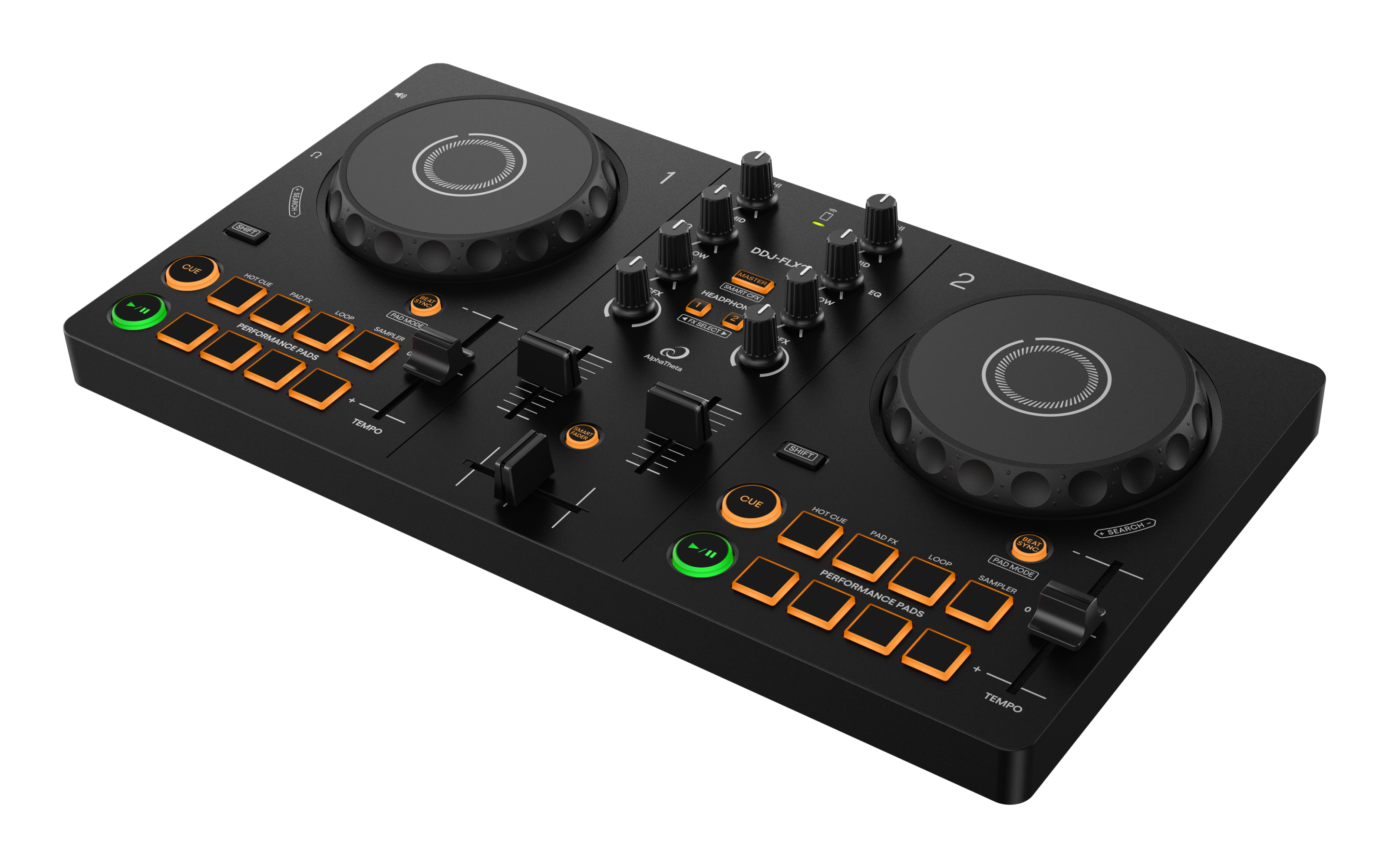 AlphaTheta DDJ-FLX2 Compact DJ Controller | Better Music