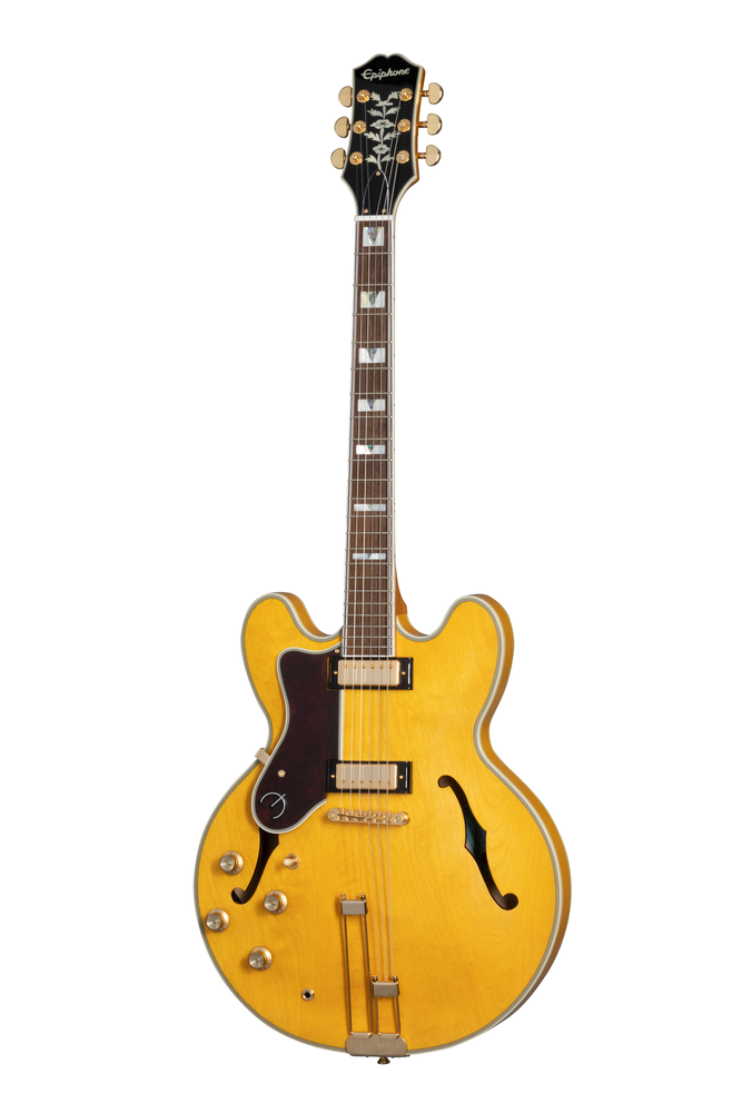 ギター Epiphone Sheraton (left handed) Epiphone Sheraton Frequensator - Natural - Left Handed | Better Music