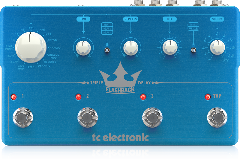 TC electronic　FLASHBACK Triple Delay TC Electronic Flashback Triple Delay Pedal w/Built-in Toneprints