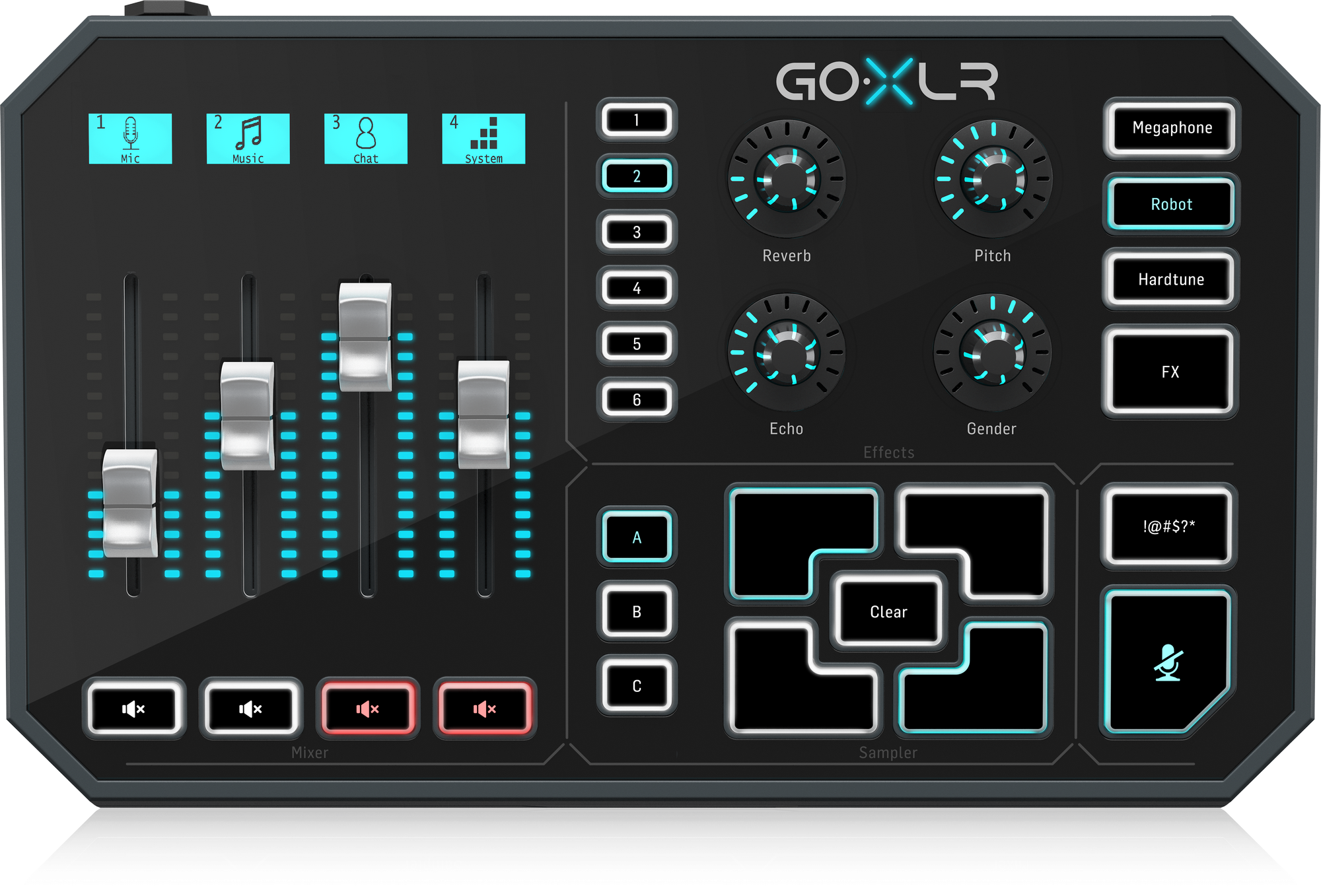 TC Helicon GoXLR Compact Broadcast Mixer w/MIDAS Preamps | Better