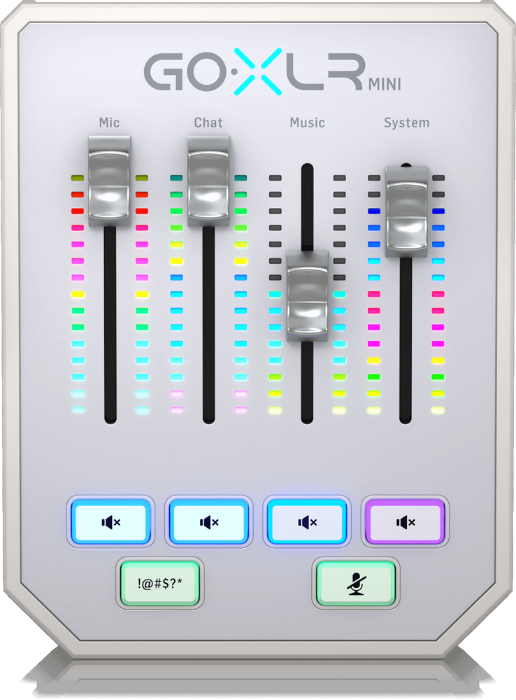 TC Helicon GoXLR MINI WHITE All-in-one Audio Interface | Better Music