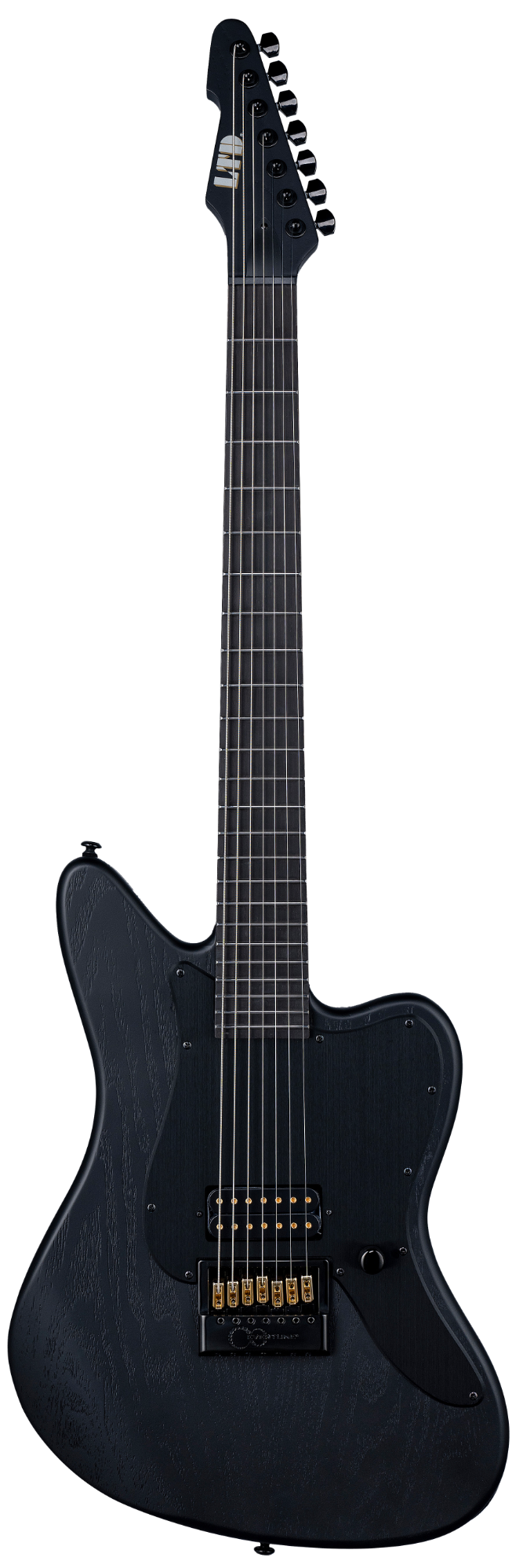 LTD AW-XJ7B Evertune - Open Grain / Black Satin | Better Music