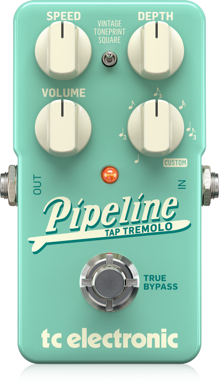 ギター TC Electronic Pipeline Tap Tremolo TC Electronic Pipeline Tap Tremolo Pedal | Better Music