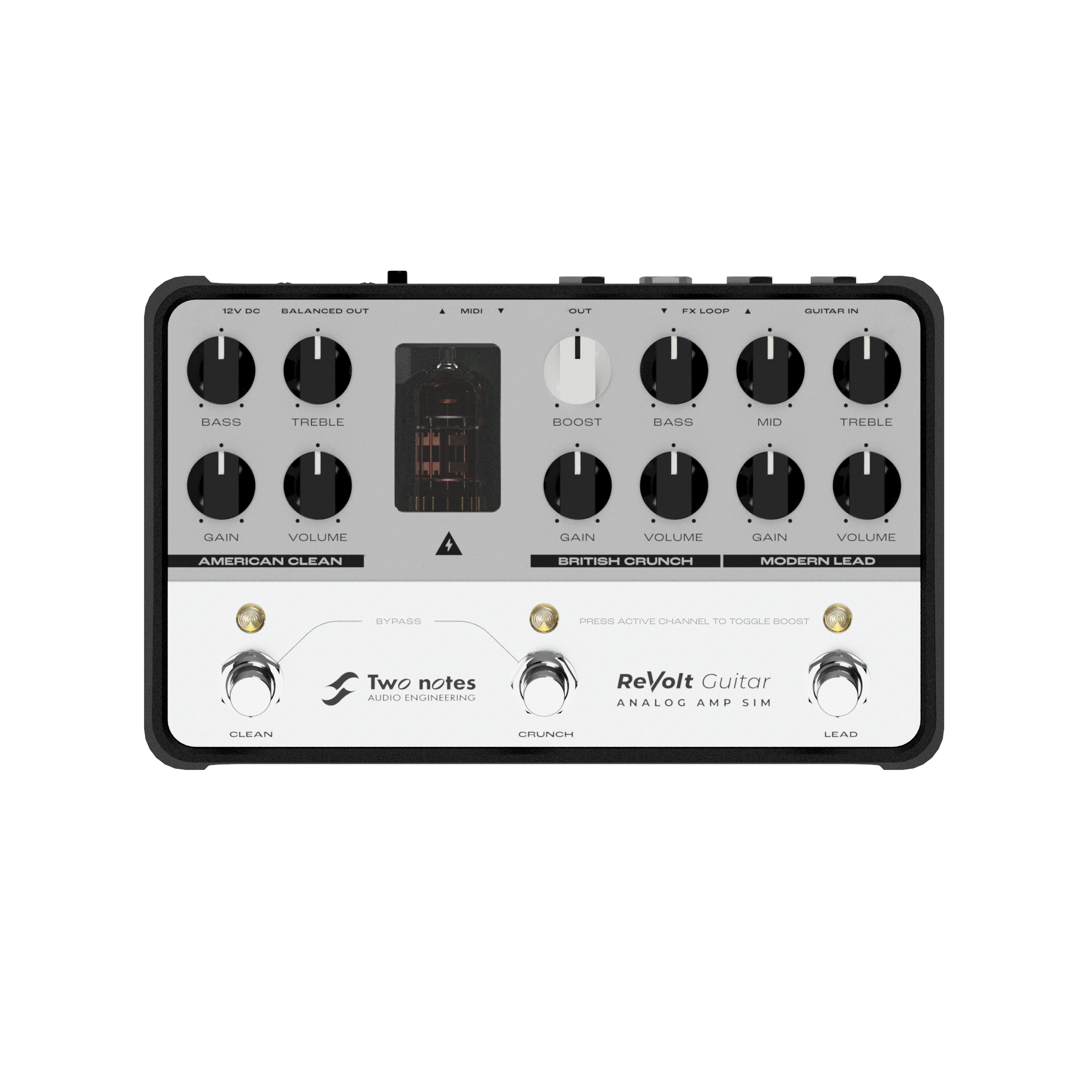 guitar amp simulator pedal Two Notes ReVolt Guitar Amp Simulator Pedal