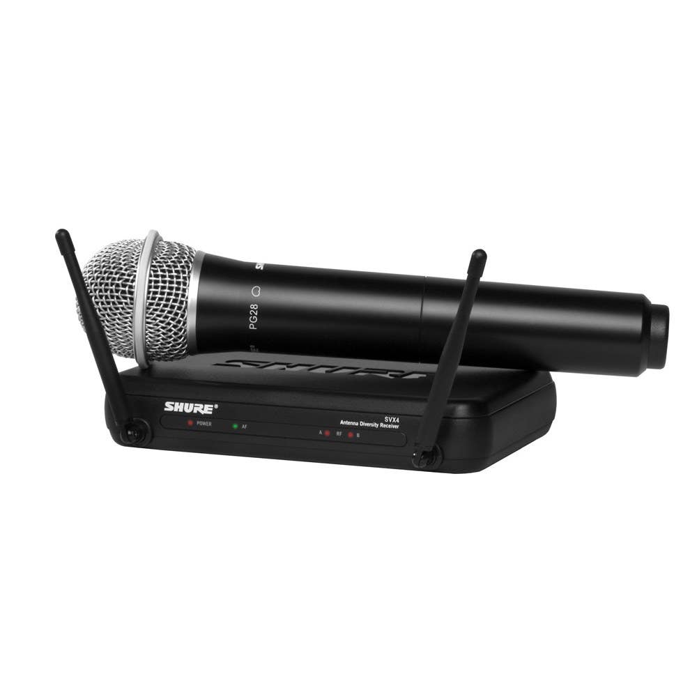 Shure SVX PG28 Vocal Handheld UHF Wireless System | Better Music