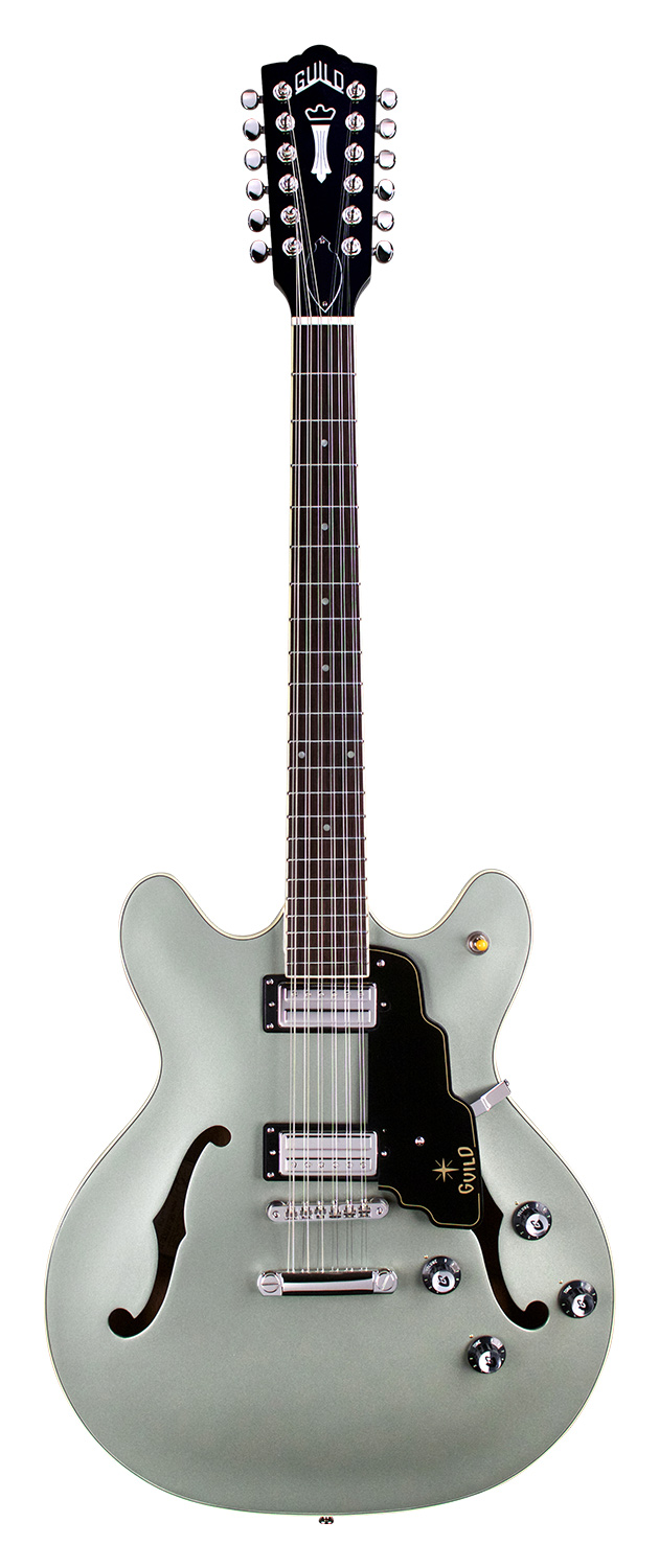 Guild Starfire IV ST-12 12-String Electric Guitar - Shoreline Mist - O