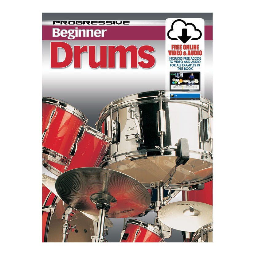 69165 Progressive Beginner Drums Online Media