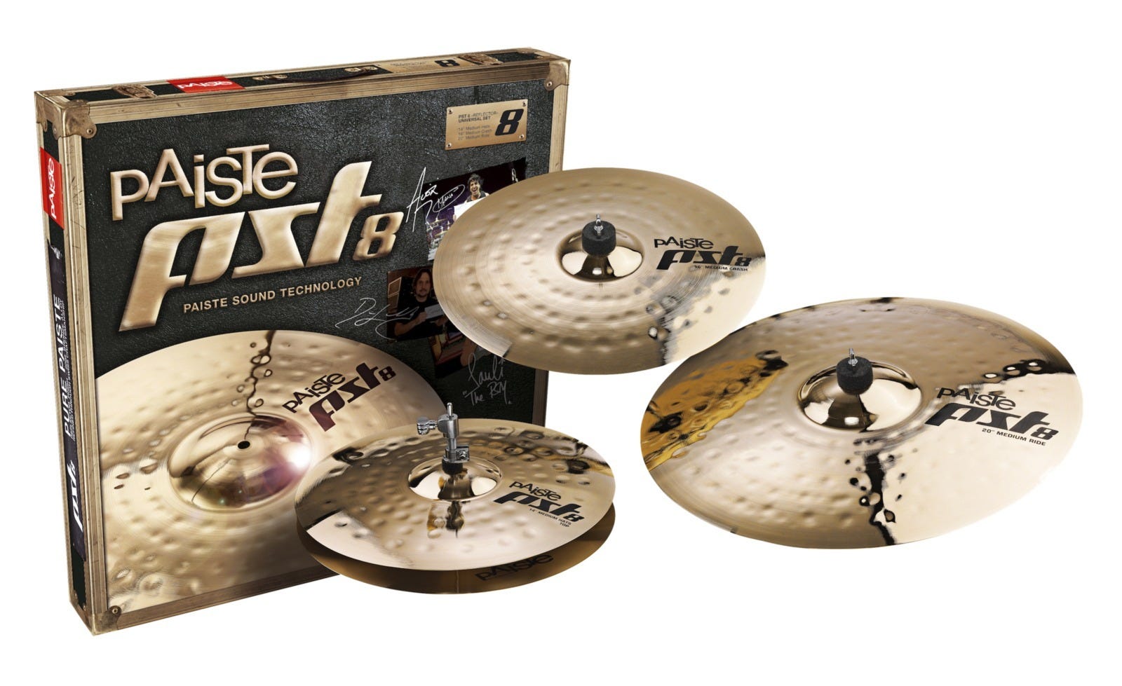 Paiste PST8 Universal Cymbal Pack - 000180USET