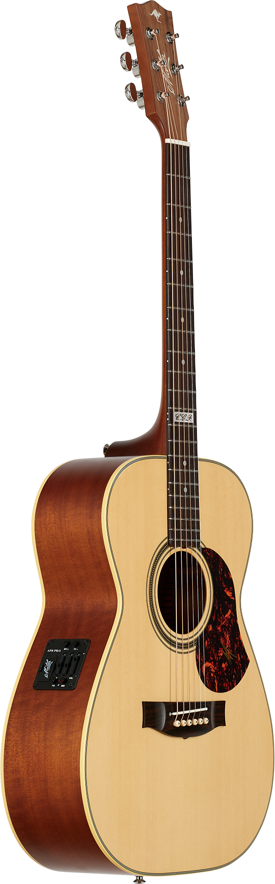 Maton EBG808TE Tommy Emmanuel Acoustic Electric Guitar w/Case - Natural Satin