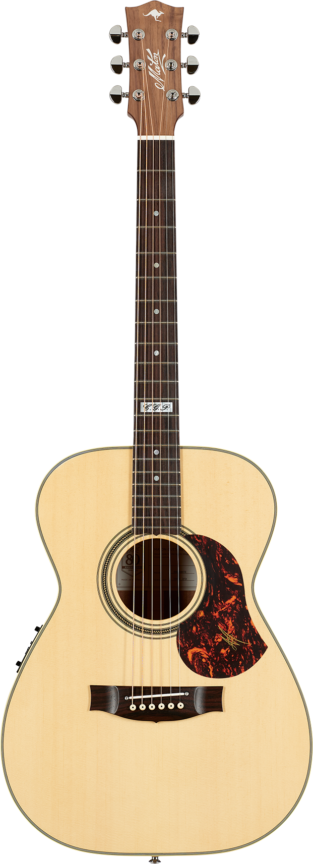 Maton EBG808TE Tommy Emmanuel Acoustic Electric Guitar w/Case - Natural Satin