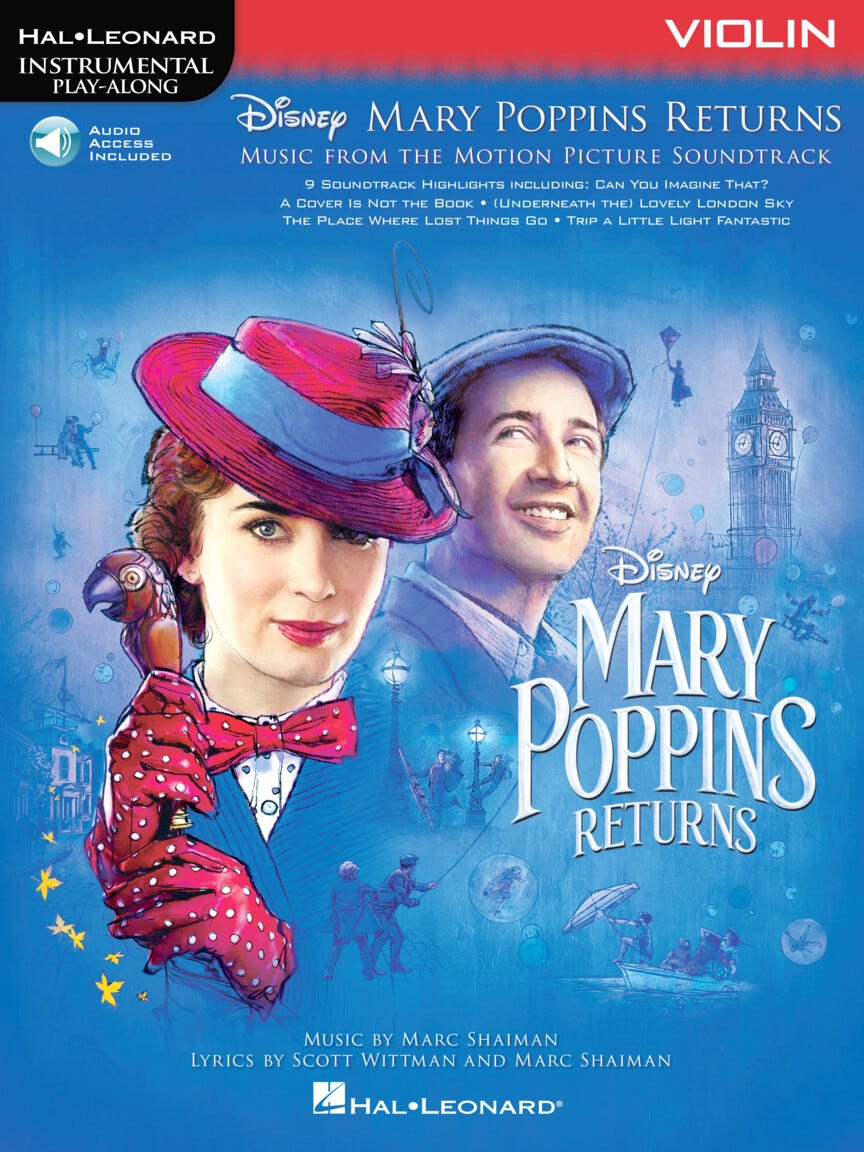 Mary Poppins Returns For Trombone Bk/Ola