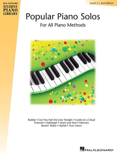 hlspl popular piano solos BK 3 BK/OLA /  (HAL LEONARD)