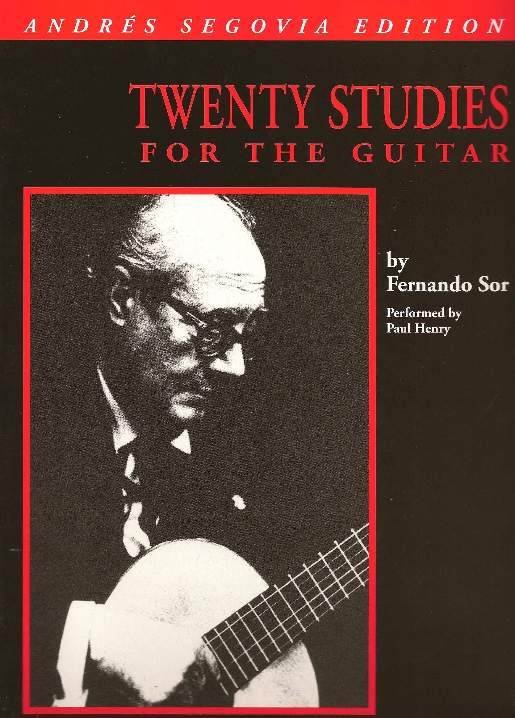 STUDIES FOR GUITAR 20 BK / FERNANDO SOR (HAL LEONARD)