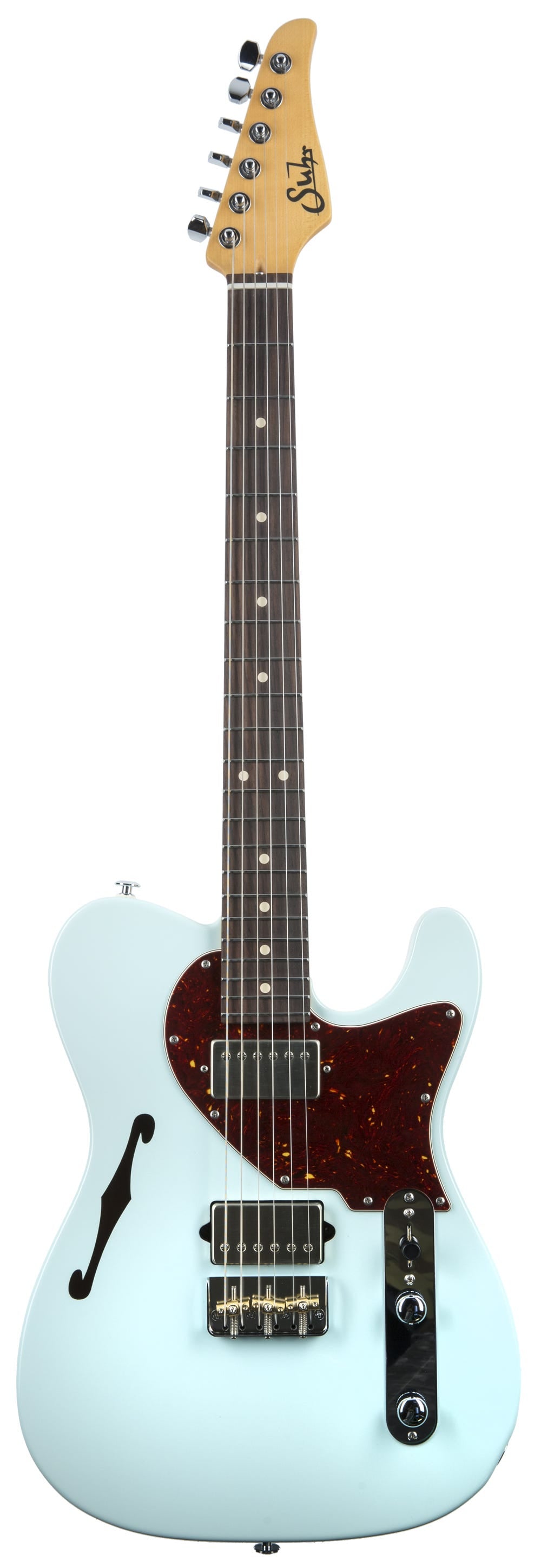 Suhr Alt T Thinline Electric Guitar - Sonic Blue RW