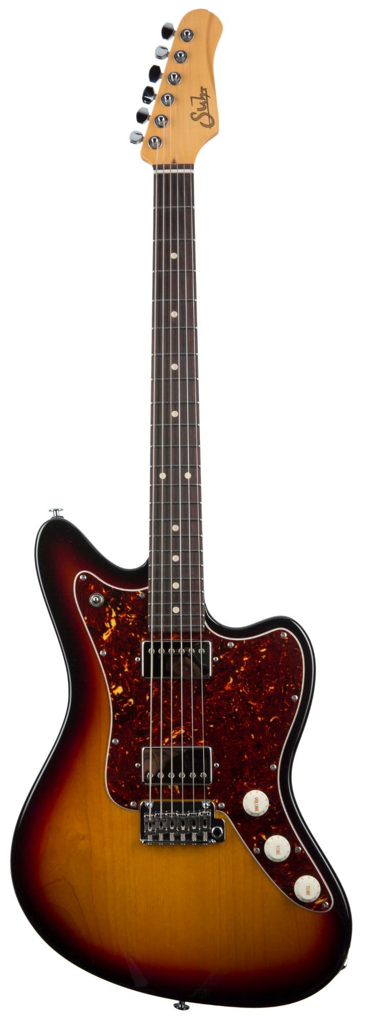 Suhr Classic JM Pro Electric Guitar - 3 Tone Sunburst (SSV Humbuckers / 510 Tremolo)