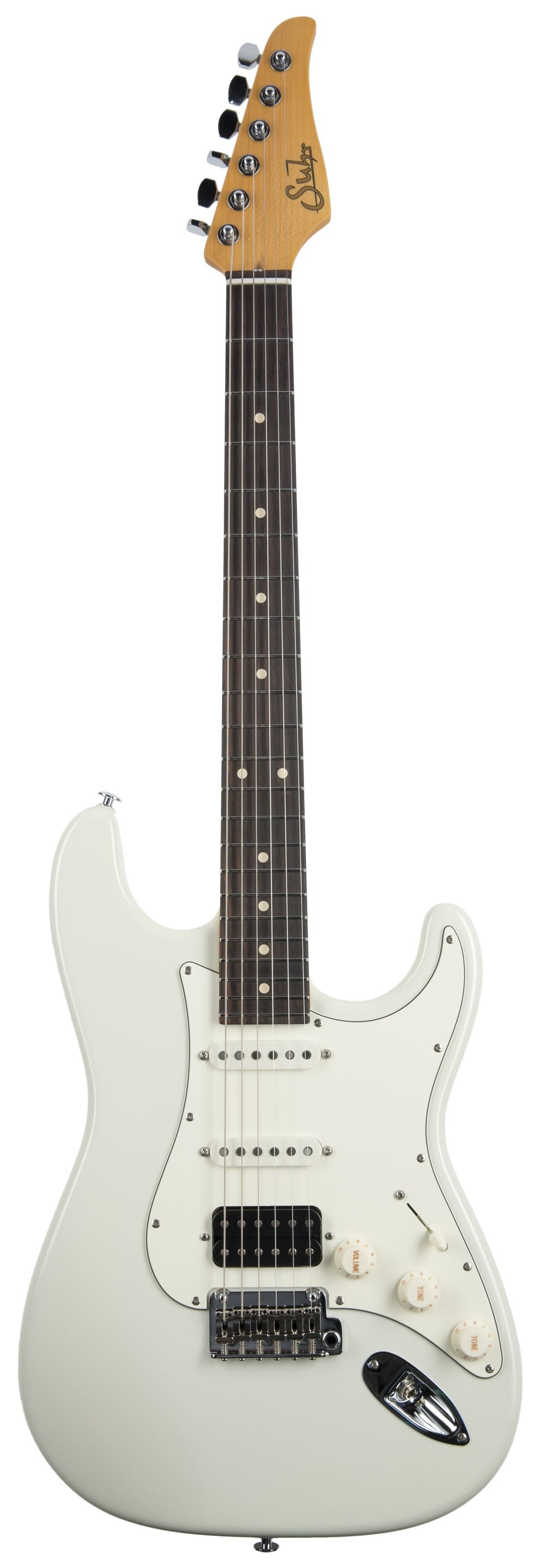 Suhr Classic S HSS Electric Guitar w/Case - Olympic White RW