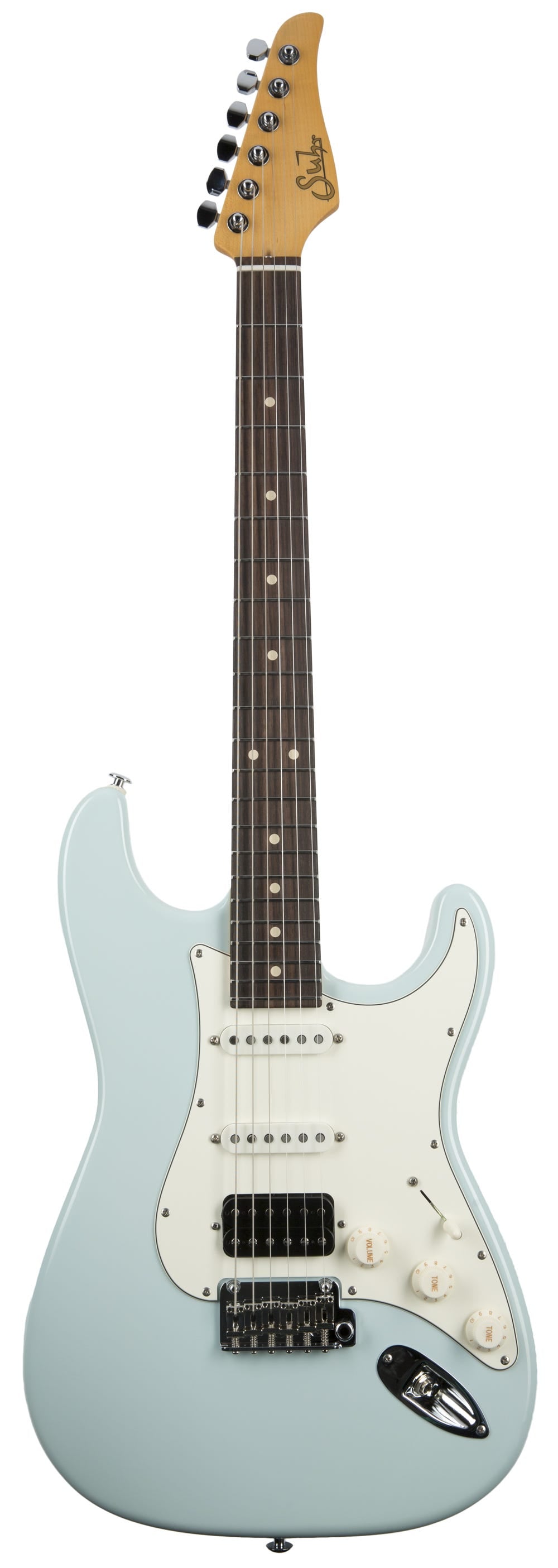 Suhr Classic S HSS Electric Guitar w/Case - Sonic Blue RW