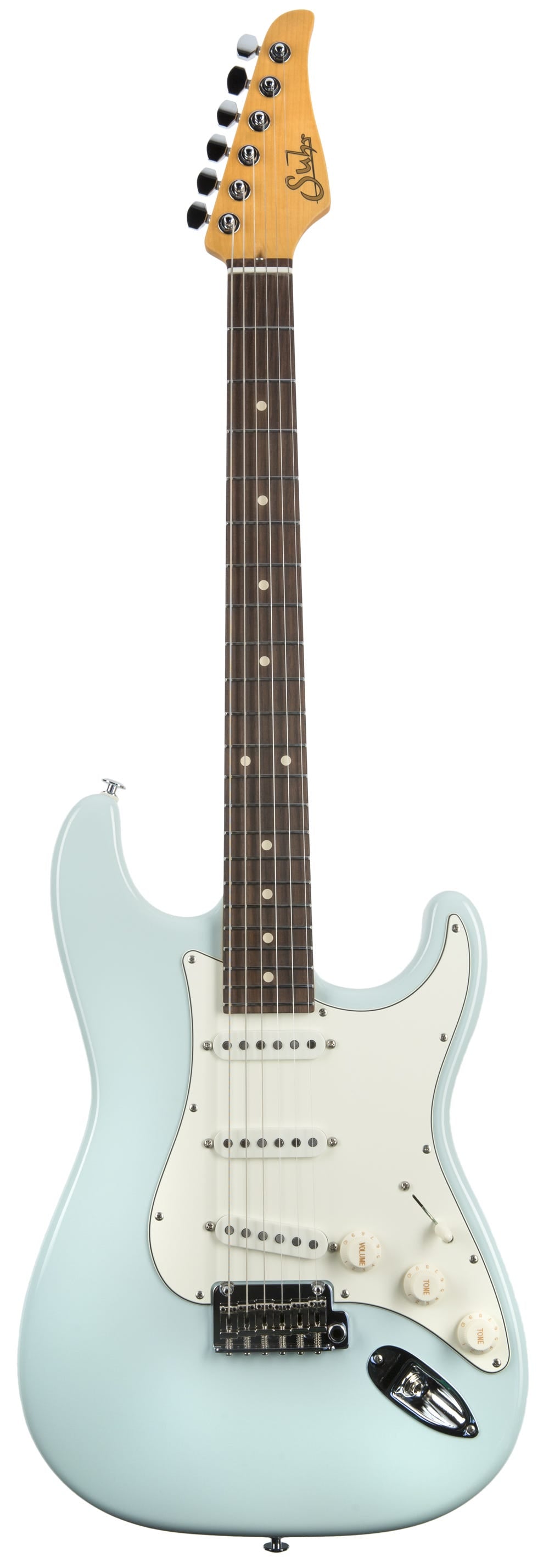 Suhr Classic S SSS Electric Guitar w/Case - Sonic Blue RW