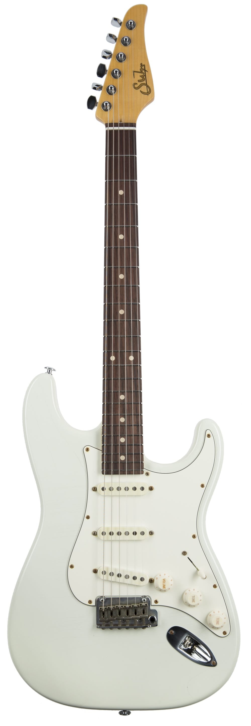 Suhr Classic S Antique SSS Guitar - Olympic White RW