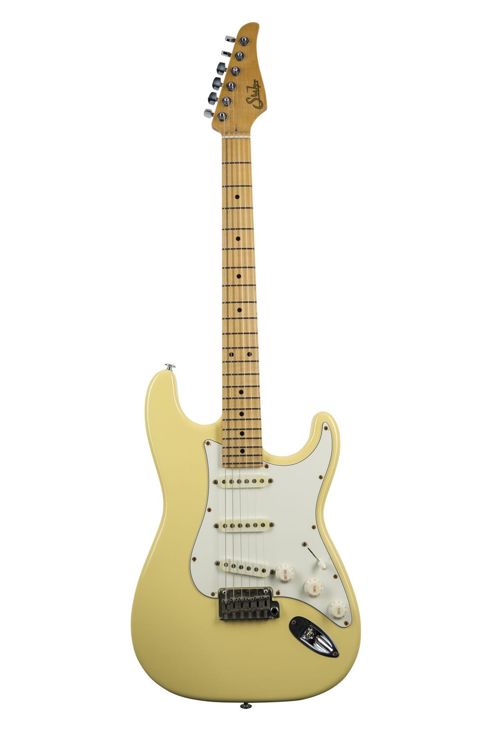 Suhr Classic S Antique Electric Guitar w/Deluxe Gigbag - Vintage Yellow MN