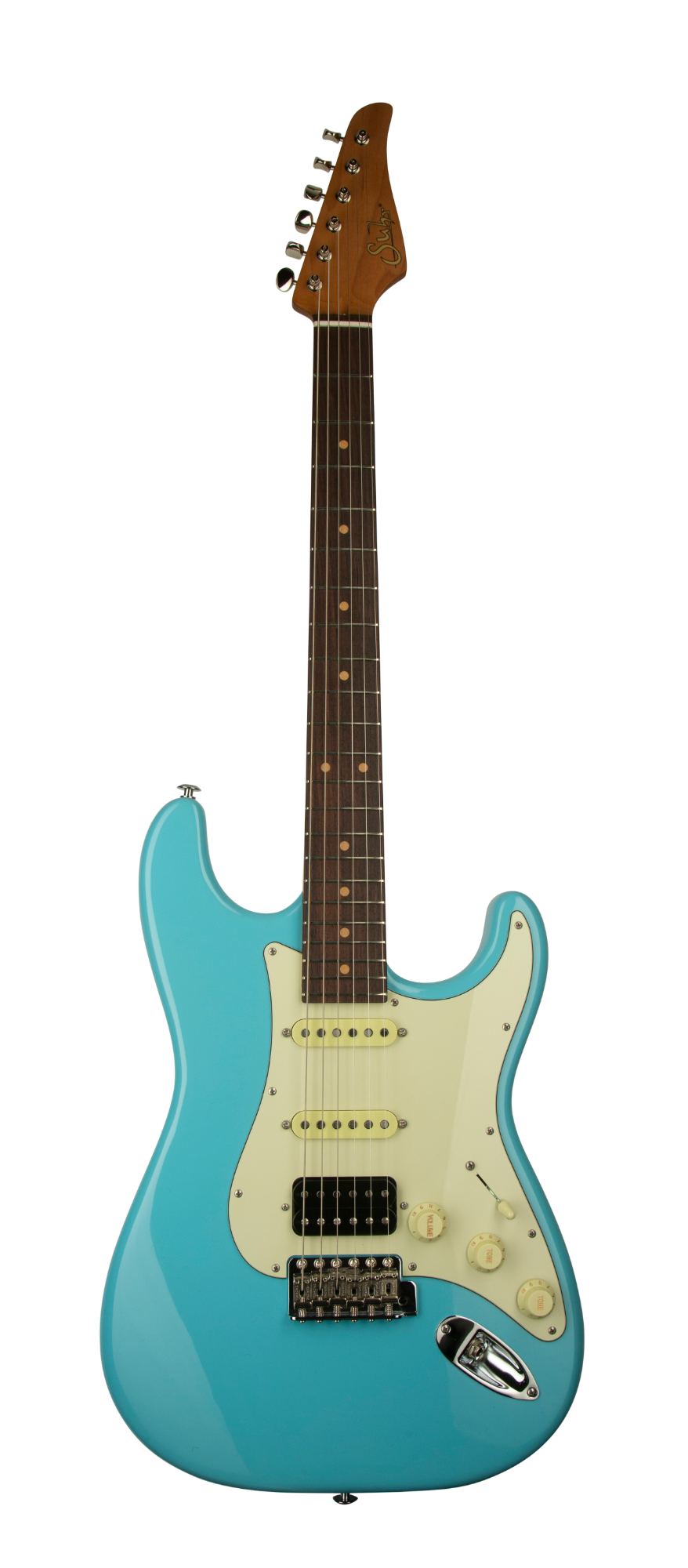 Suhr Classic S VINTAGE Limited Edition Electric Guitar w/Deluxe Gigbag - Daphne Blue