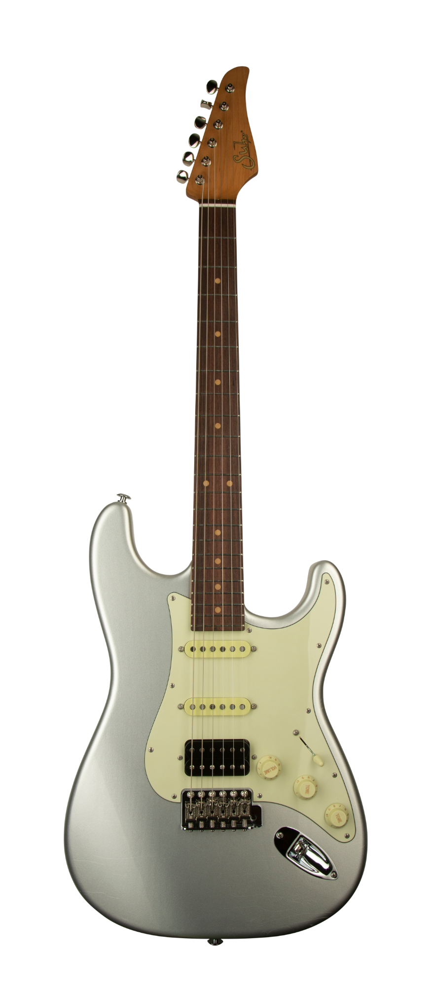 Suhr Classic S VINTAGE Limited Edition Electric Guitar w/Deluxe Gigbag - Firemist Silver