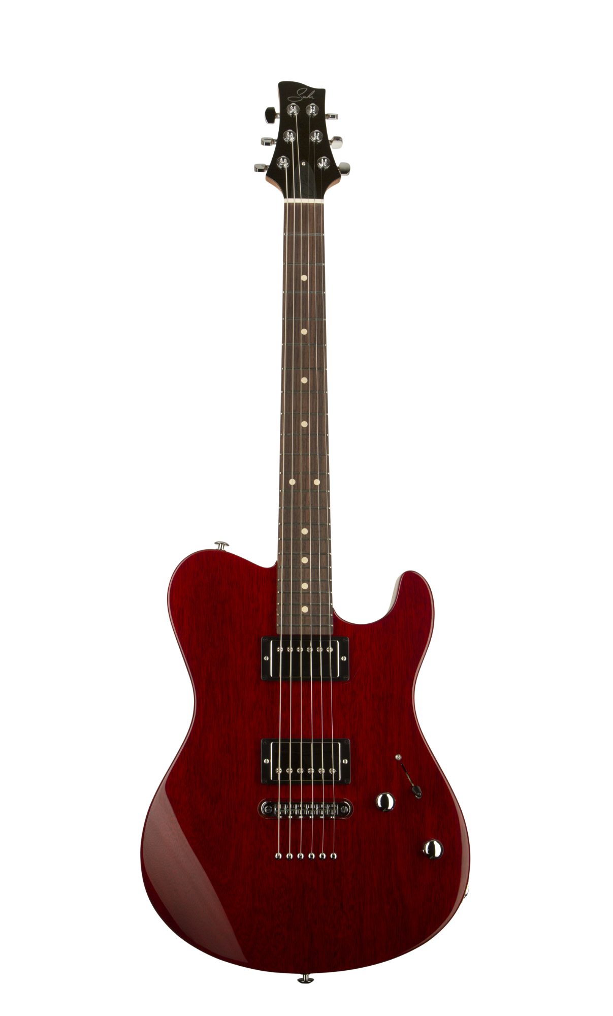 Suhr OSO Short Scale Electric Guitar - Mahogany - Trans Red RW - TP6