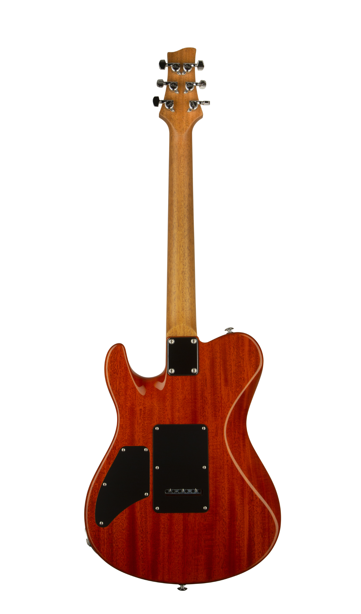 Suhr OSO Short Scale Electric Guitar - Mahogany - Orange Stain RW - 2-Post