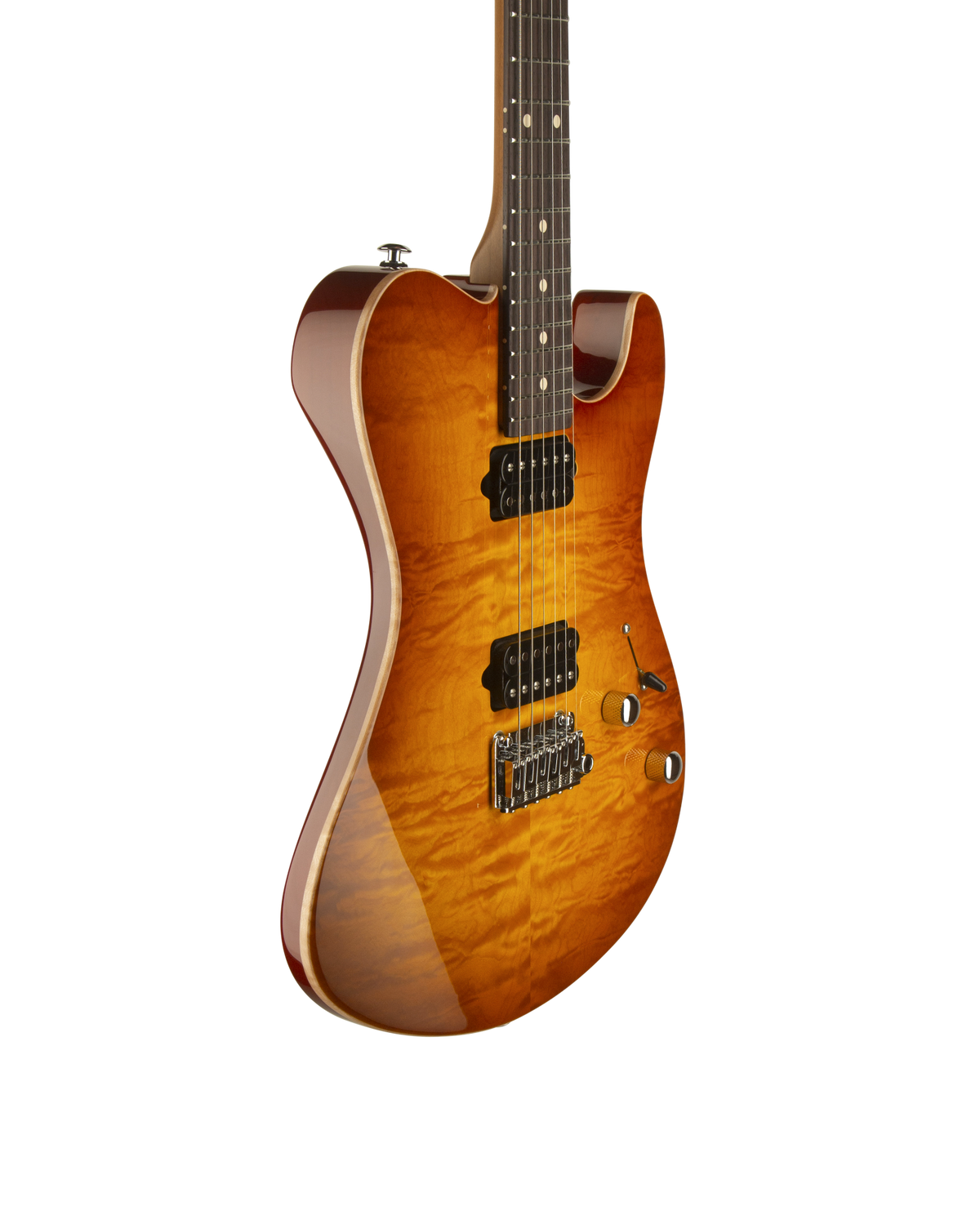 Suhr OSO Electric Guitar - Alder - Tea Burst RW - 2-Post Tremolo