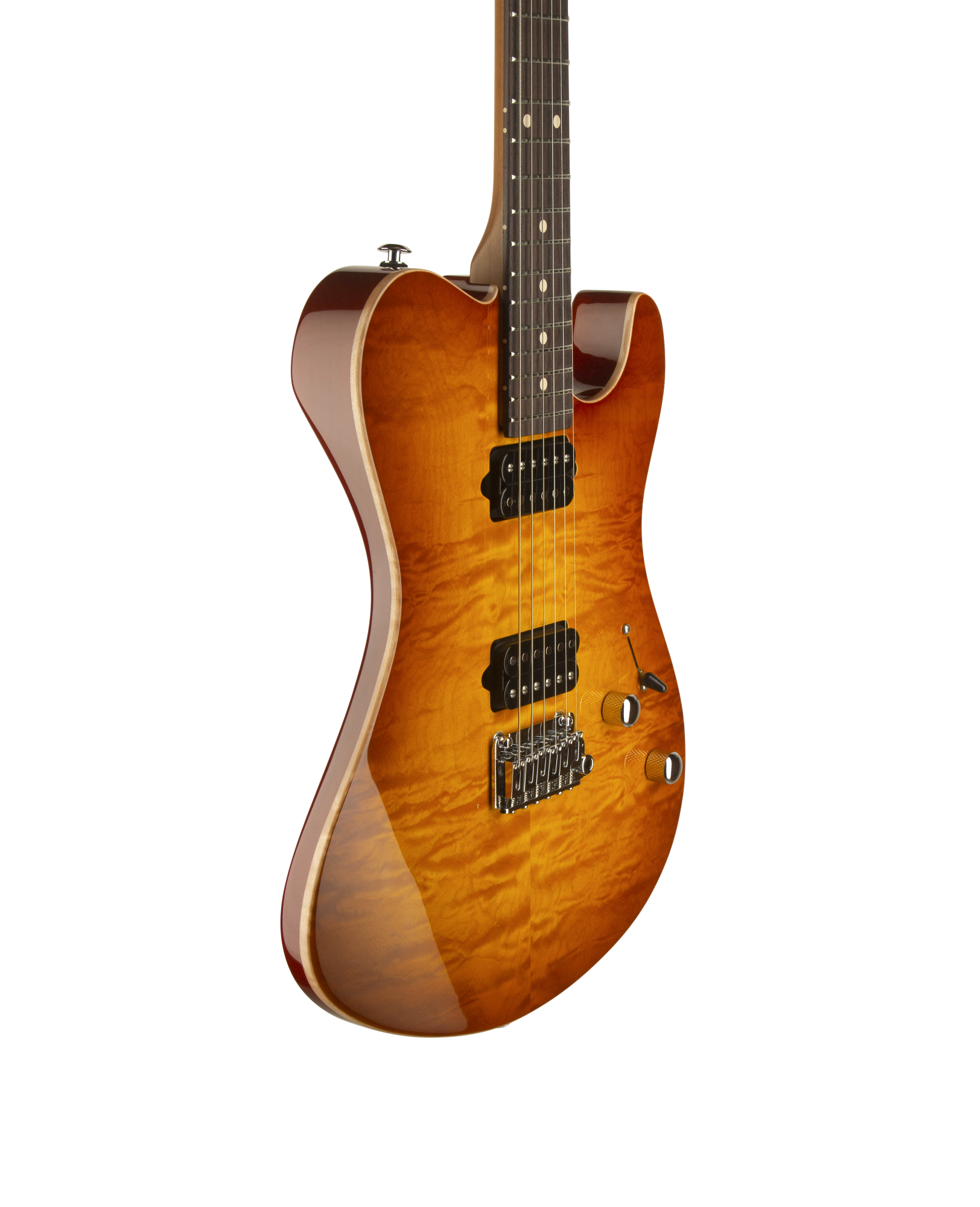 Suhr OSO Short Scale Electric Guitar - Alder - Tea Burst RW - 2-Post