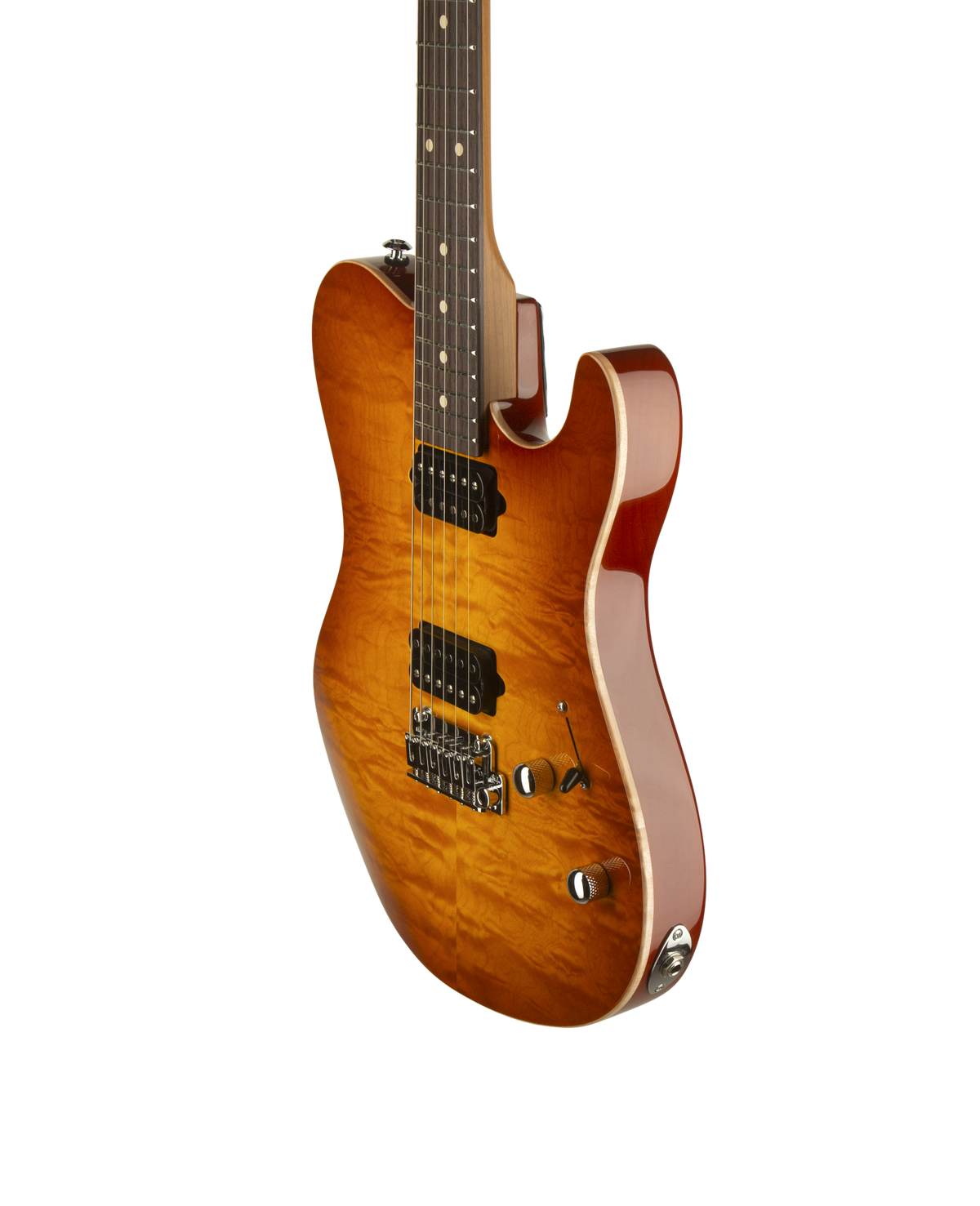 Suhr OSO Electric Guitar - Alder - Tea Burst RW - 2-Post Tremolo