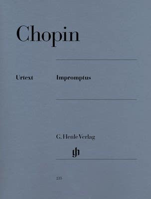 CHOPIN IMPROMPTUS ED ZIMMERMANN URTEXT  HENLE ED