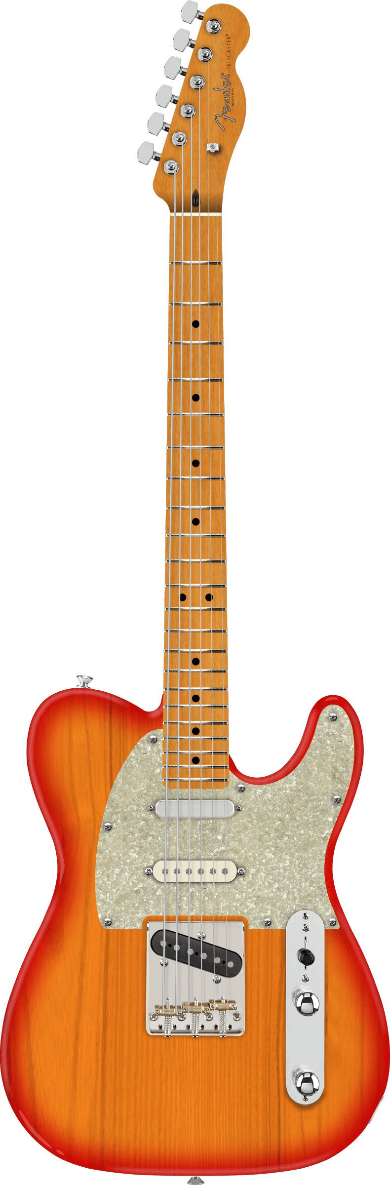 Fender American Professional Hot Shot Telecaster - Maple Fingerboard - Aged Cherry Burst