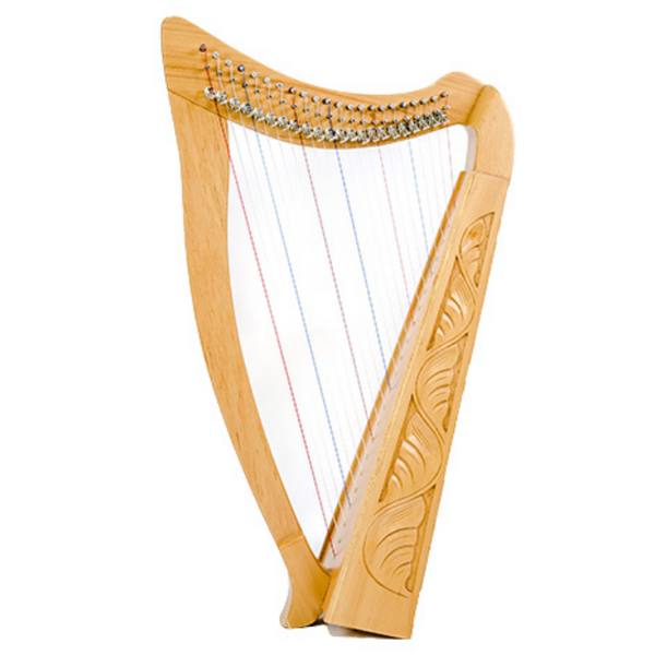 Heather Harp 22-String Carved w/Bag | Better Music