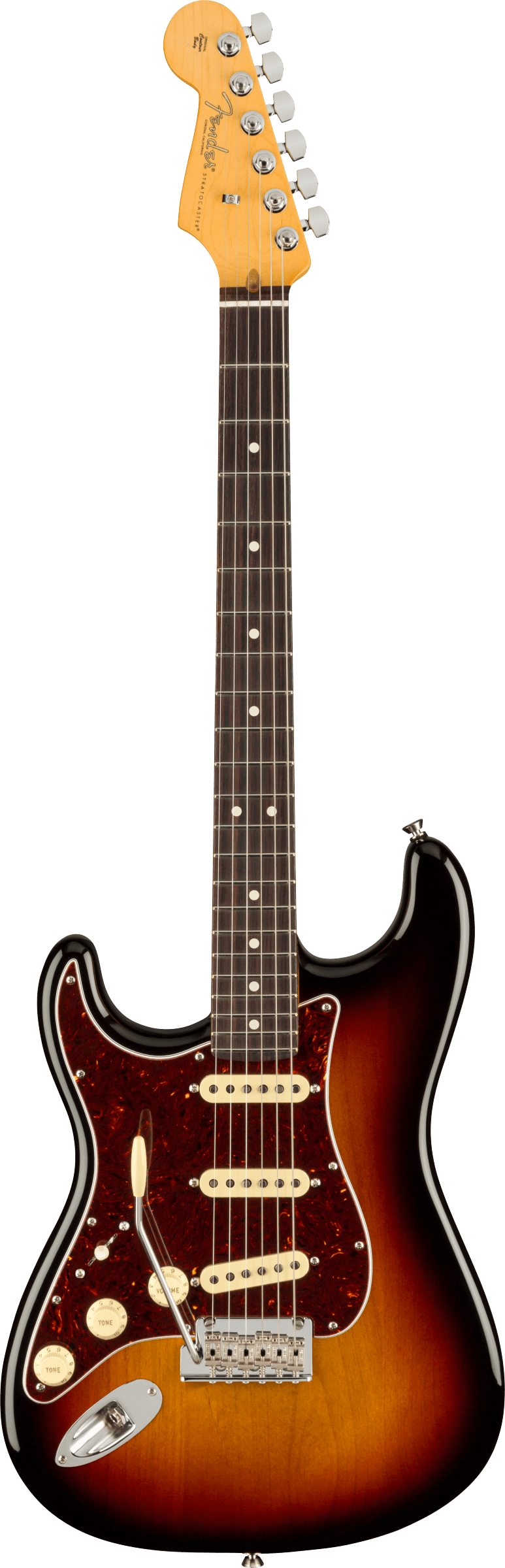 Fender American Professional II Stratocaster w/Case - 3-Color Sunburst RW - Left Handed