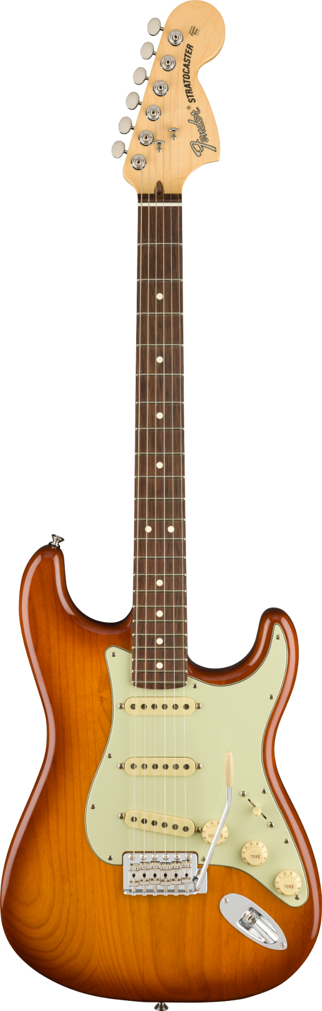 Fender American Performer Stratocaster w/Deluxe Gigbag - Rosewood Fingerboard - Honey Burst