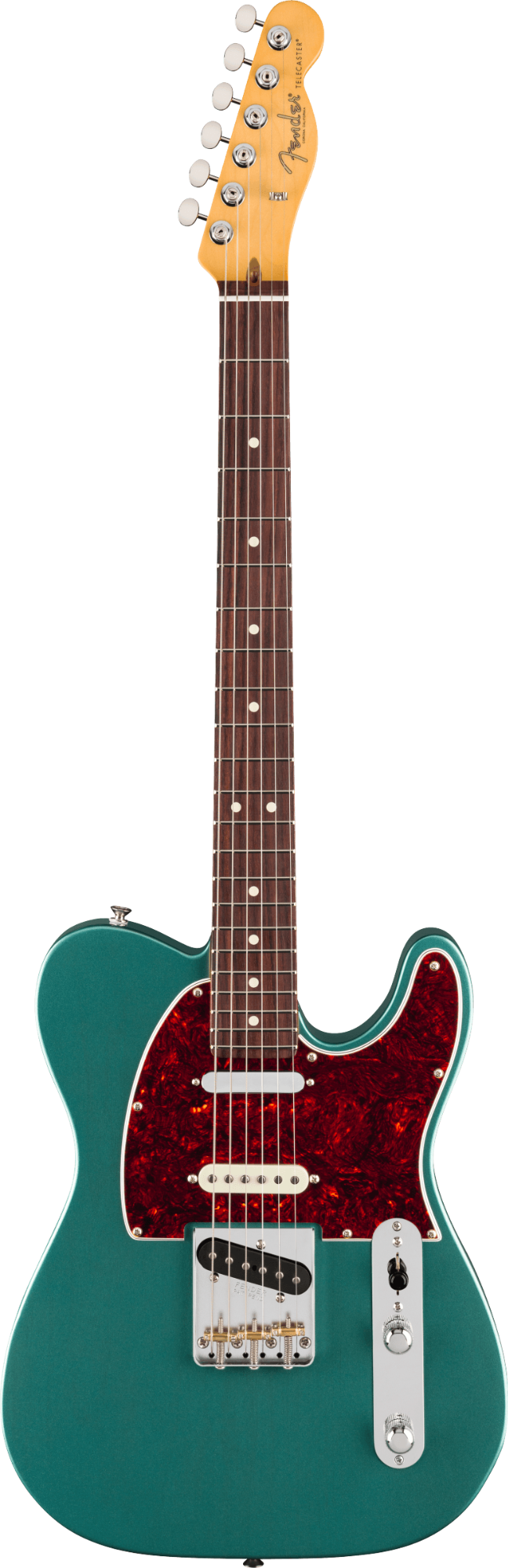 Fender American Professional Classic Telecaster SSS - Rosewood Fingerboard - Faded Sherwood Green Metallic