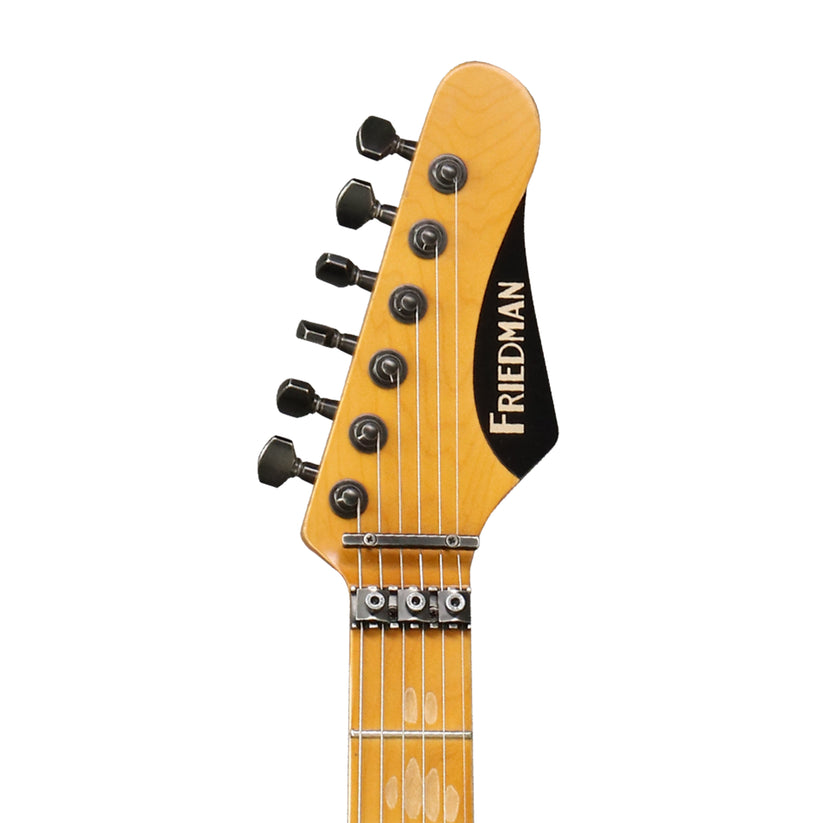 Friedman Cali HH FR - Maple Neck - Black / Hot Pink Medium Aged Relic