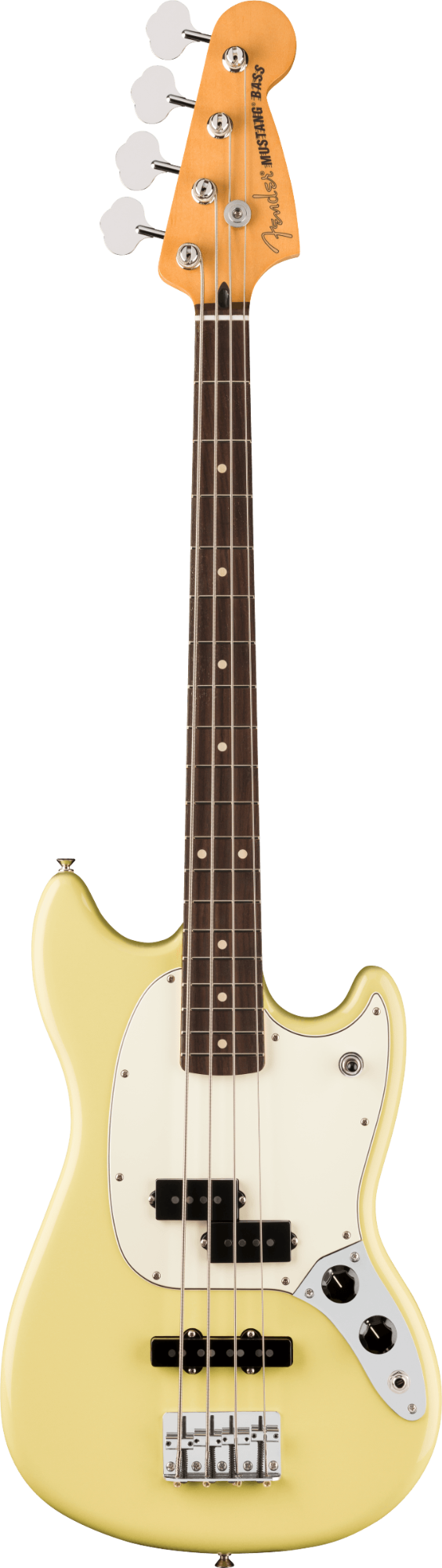 Fender Player II Mustang Bass PJ - Rosewood Fingerboard - Hialeah Yellow