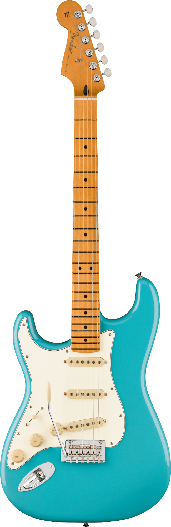 Fender Player II Stratocaster Left-Hand - Maple Fingerboard - Aquatone Blue