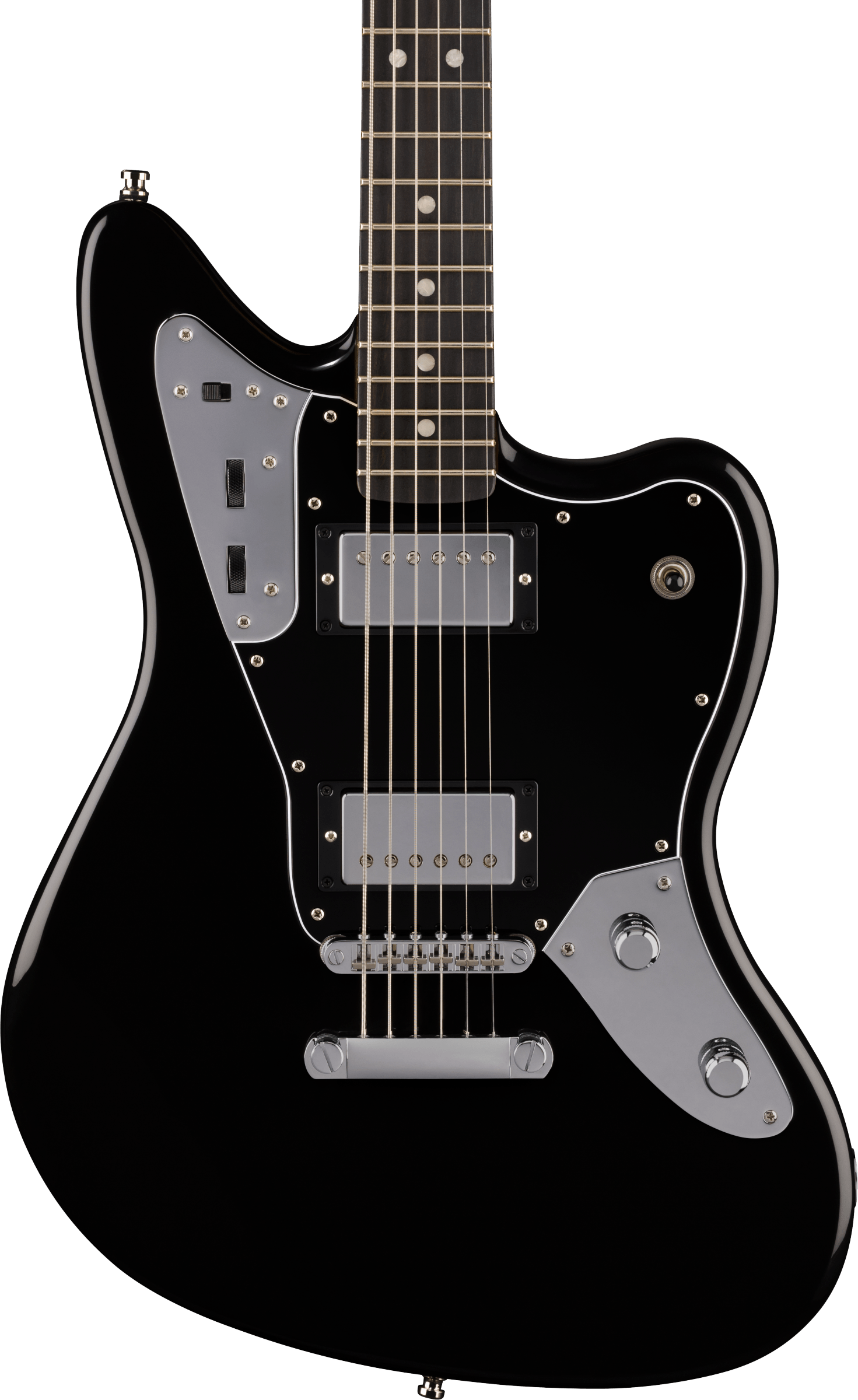 Fender Limited Edition Player Fusion Jaguar Baritone - Ebony Fingerboard - Black