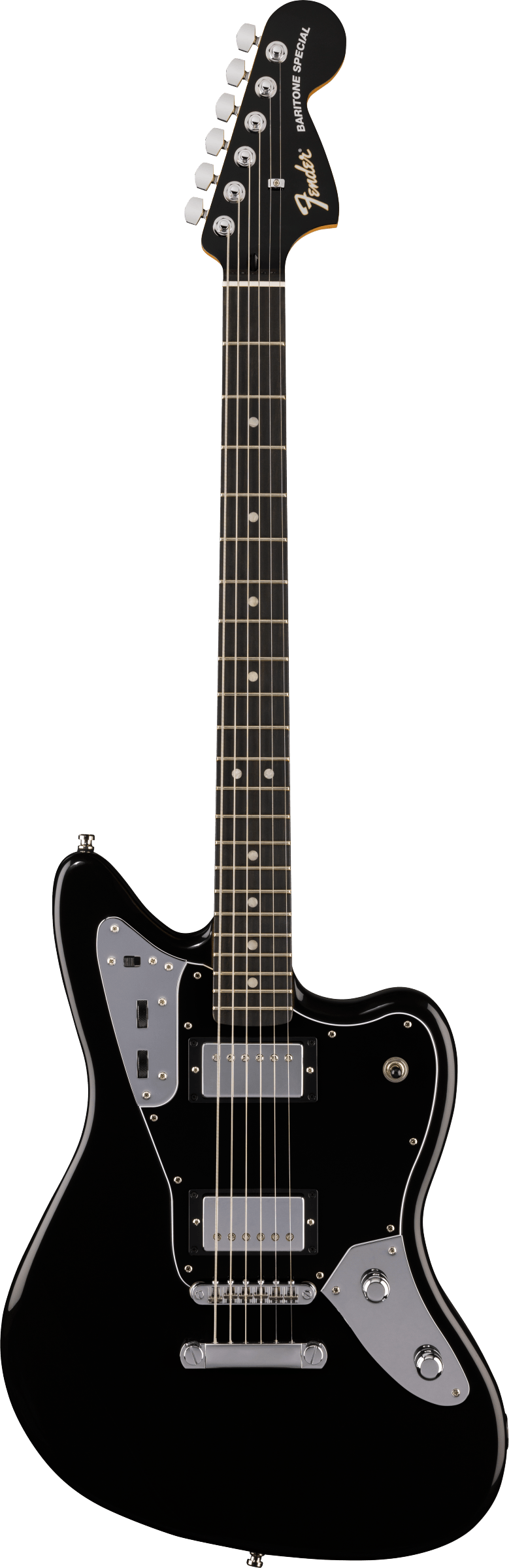 Fender Limited Edition Player Fusion Jaguar Baritone - Ebony Fingerboard - Black