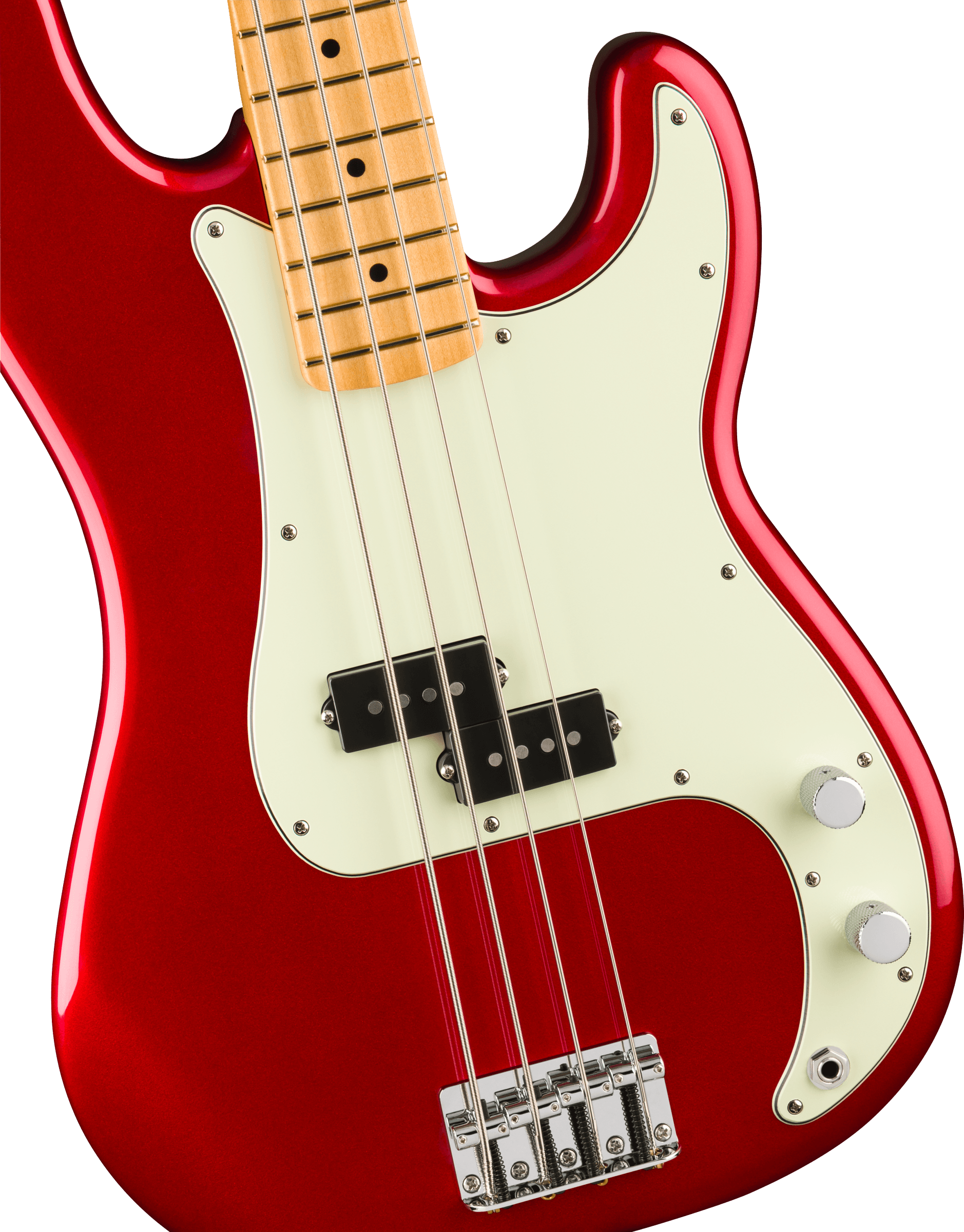 Fender 75th Anniversary Player II Precision Bass - Maple Fingerboard - Candy Apple Red