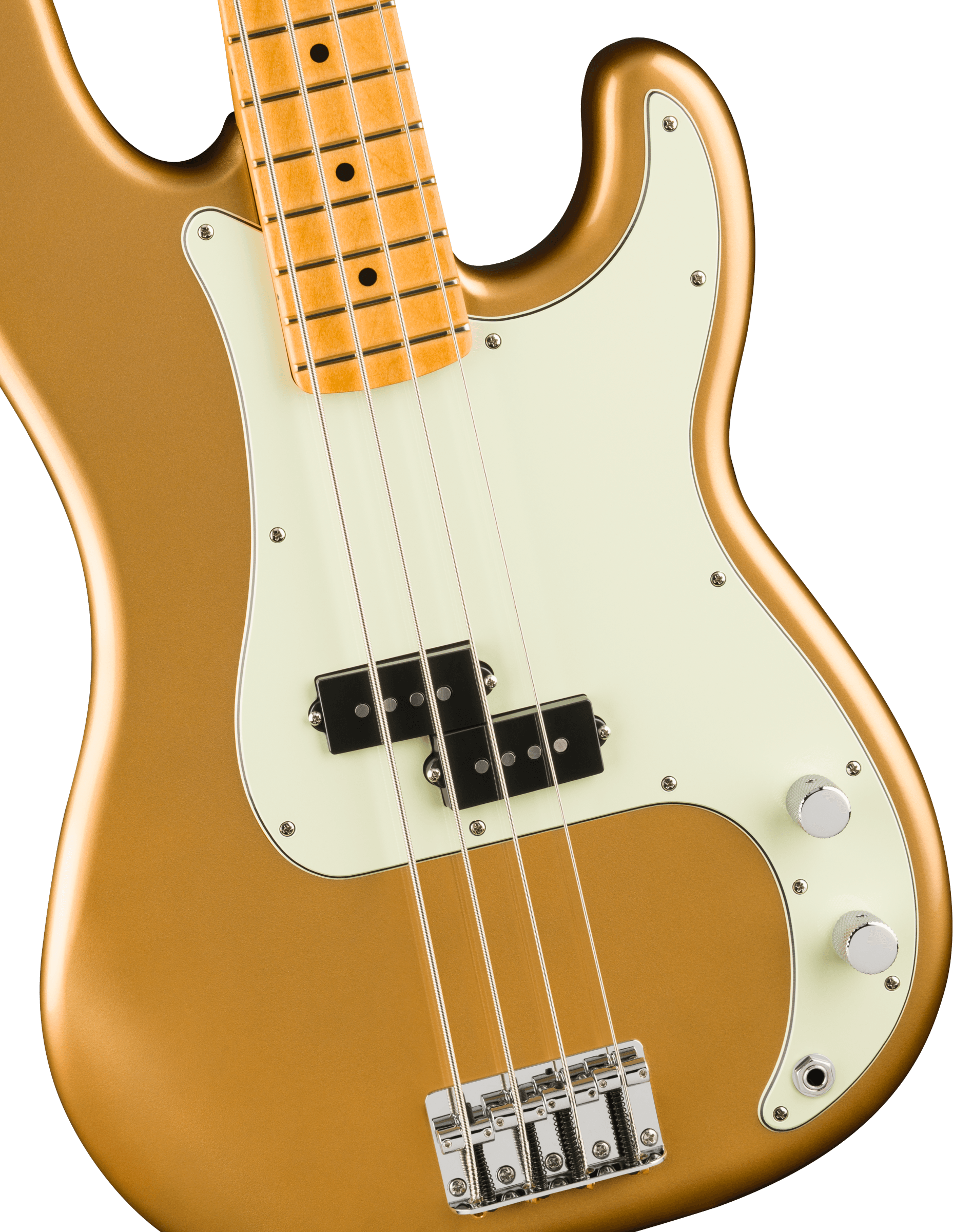 Fender 75th Anniversary Player II Precision Bass - Maple Fingerboard - Aztec Gold