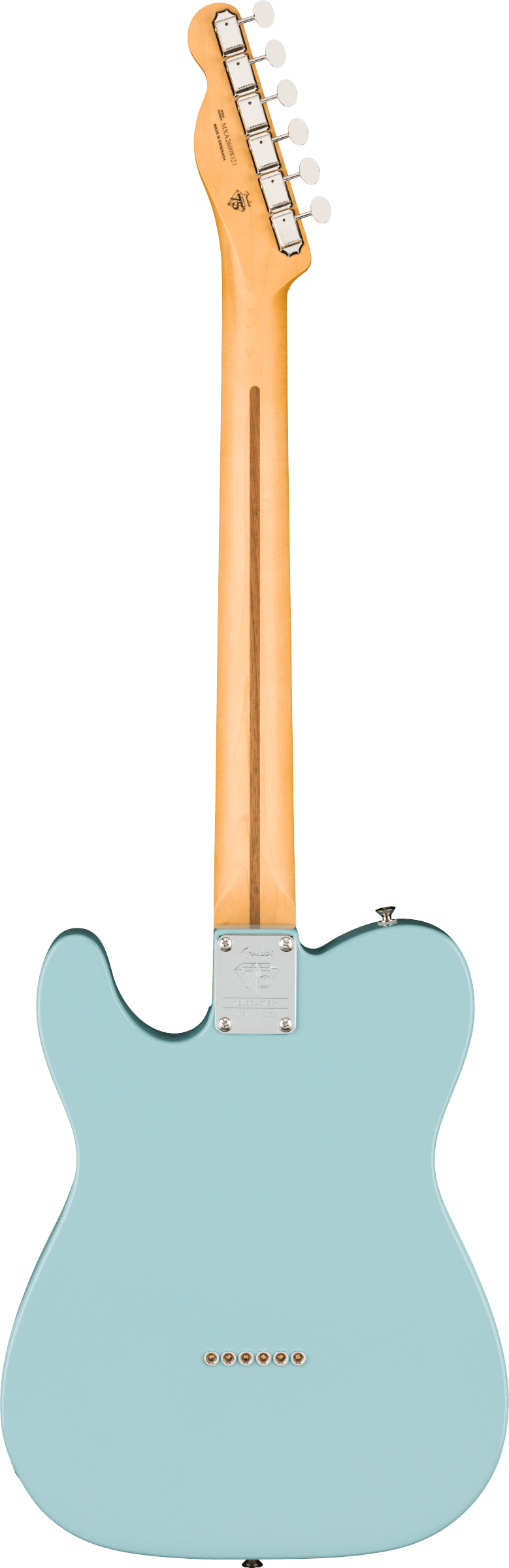 Fender 75th Anniversary Player II Telecaster - Rosewood Fingerboard. Daphne Blue