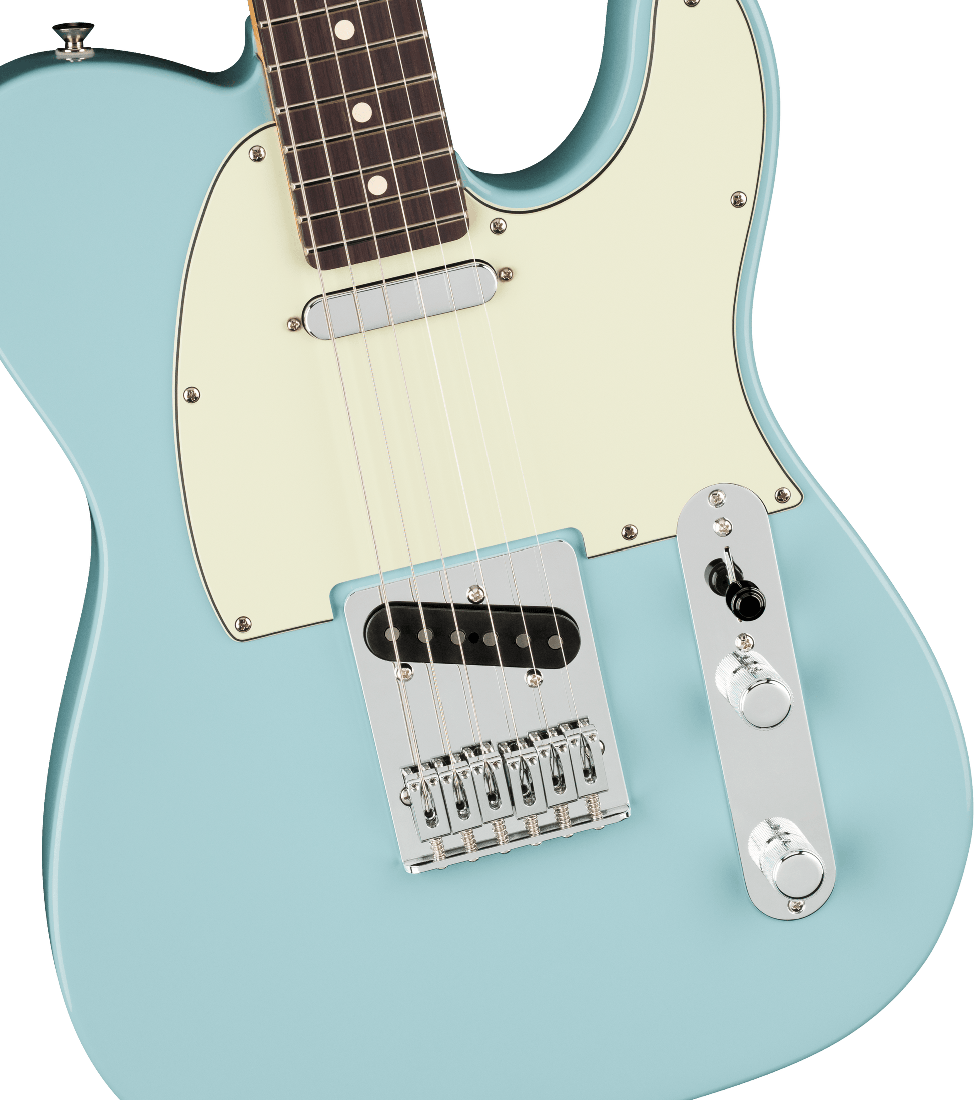 Fender 75th Anniversary Player II Telecaster - Rosewood Fingerboard. Daphne Blue