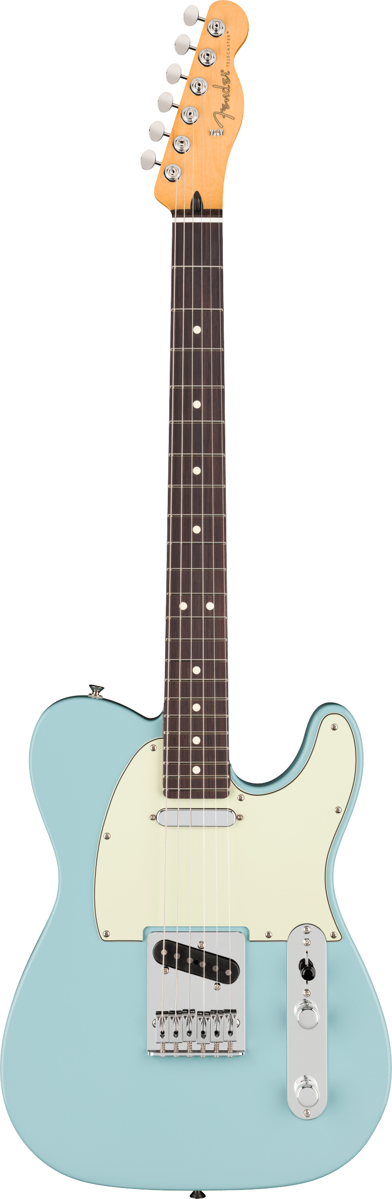 Fender 75th Anniversary Player II Telecaster - Rosewood Fingerboard. Daphne Blue