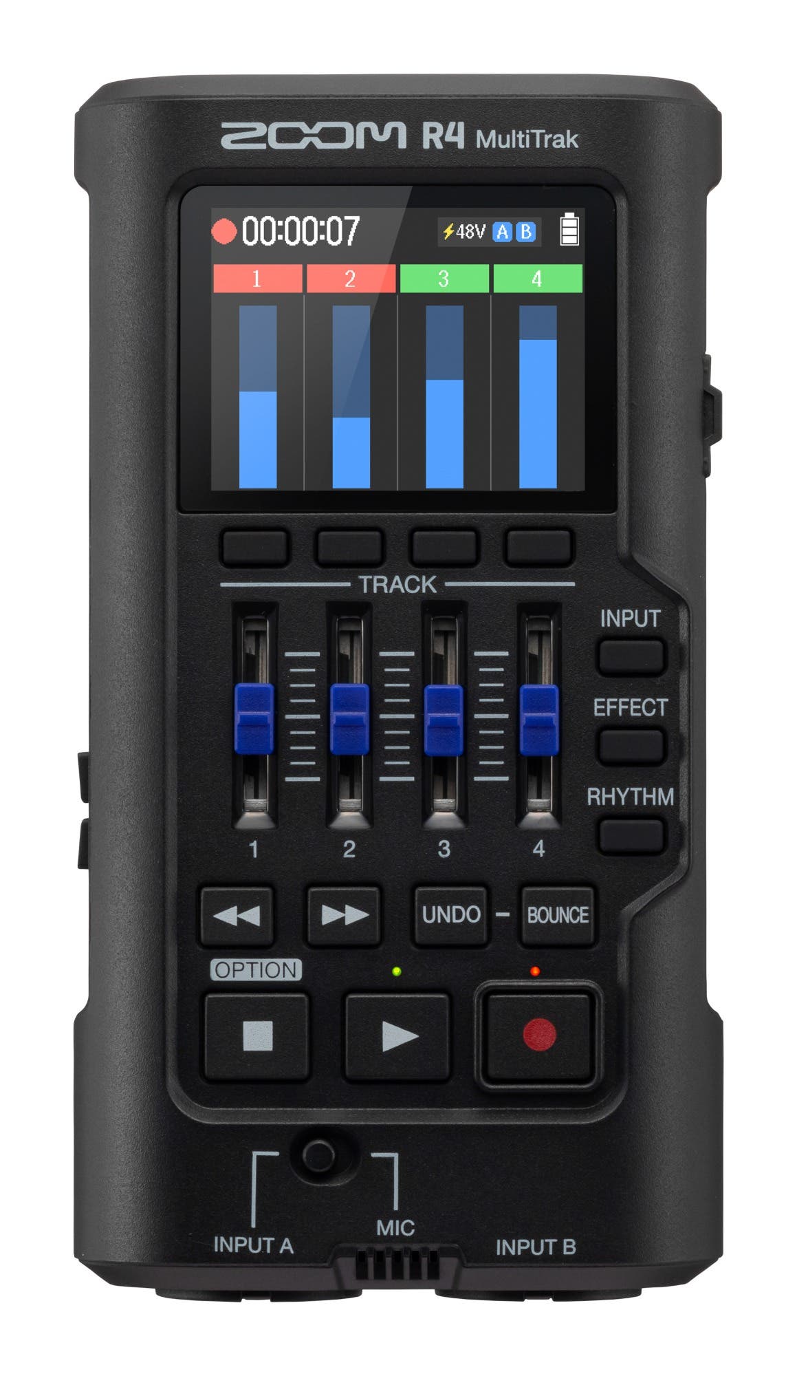 Zoom R4 MultiTrak 32-bit Float Handheld 4-Track Recorder